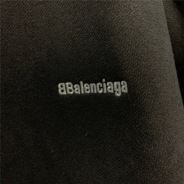 Close-up of Balenciaga designer clothing craftsmanship