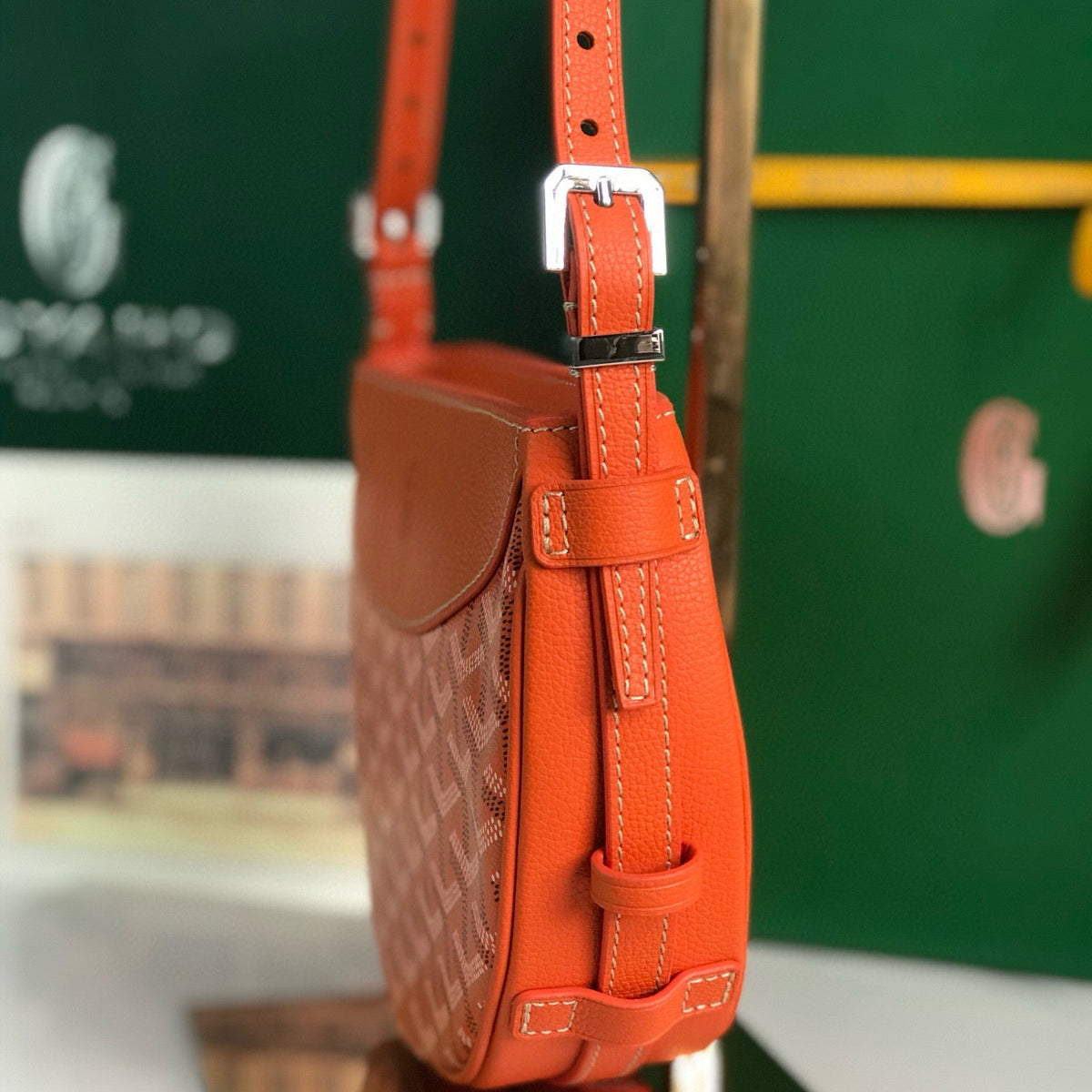 Bags- Goya Hirondelle Bag Luxury Designer Leather Handbag