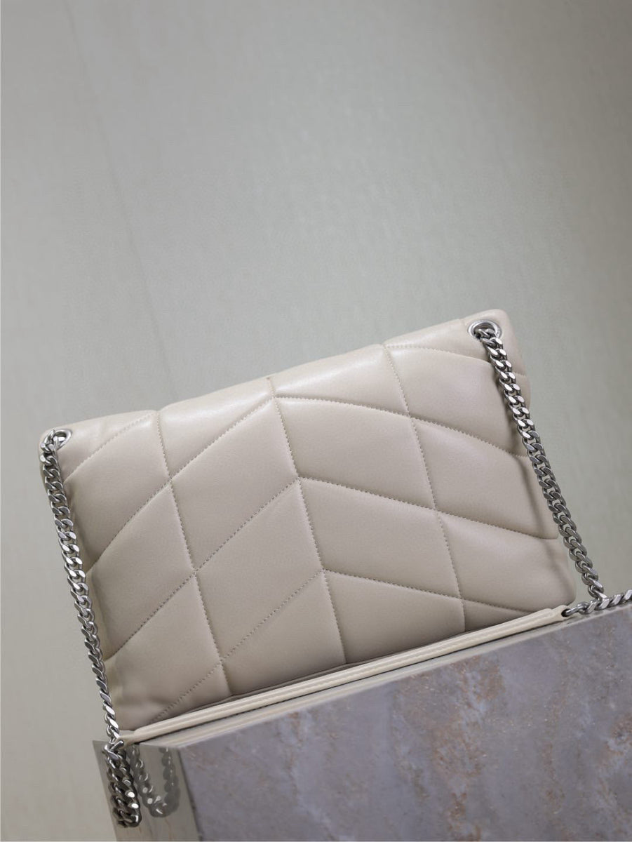 Saint Laurent Bags- Saint Laurent Loulou Medium Puffer Bag Premium Designer Shoulder Bag