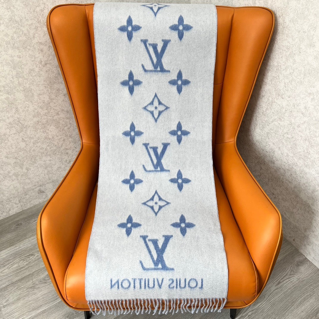 Louis Vuitton Scarves- Louis Vuitton Lou Scarf Luxury Designer Silk Scarf
