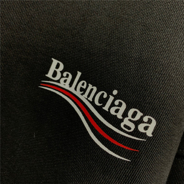 Close-up of Balenciaga designer clothing craftsmanship