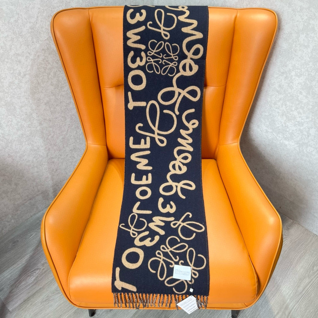 Scarves- Loew Scarf Luxury Designer Silk Scarf