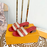 Louis Vuitton Burgundy Ankle Boots - Studio Shot