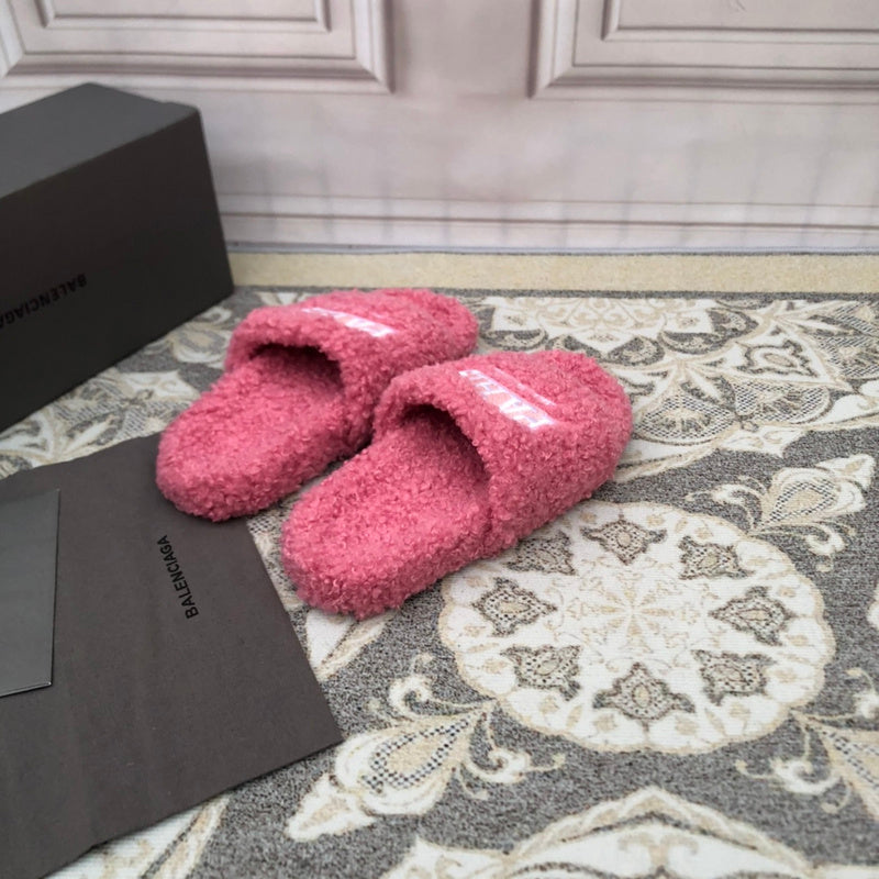 Balenciaga White Espadrille Wedge Sandals - Heel Detail View