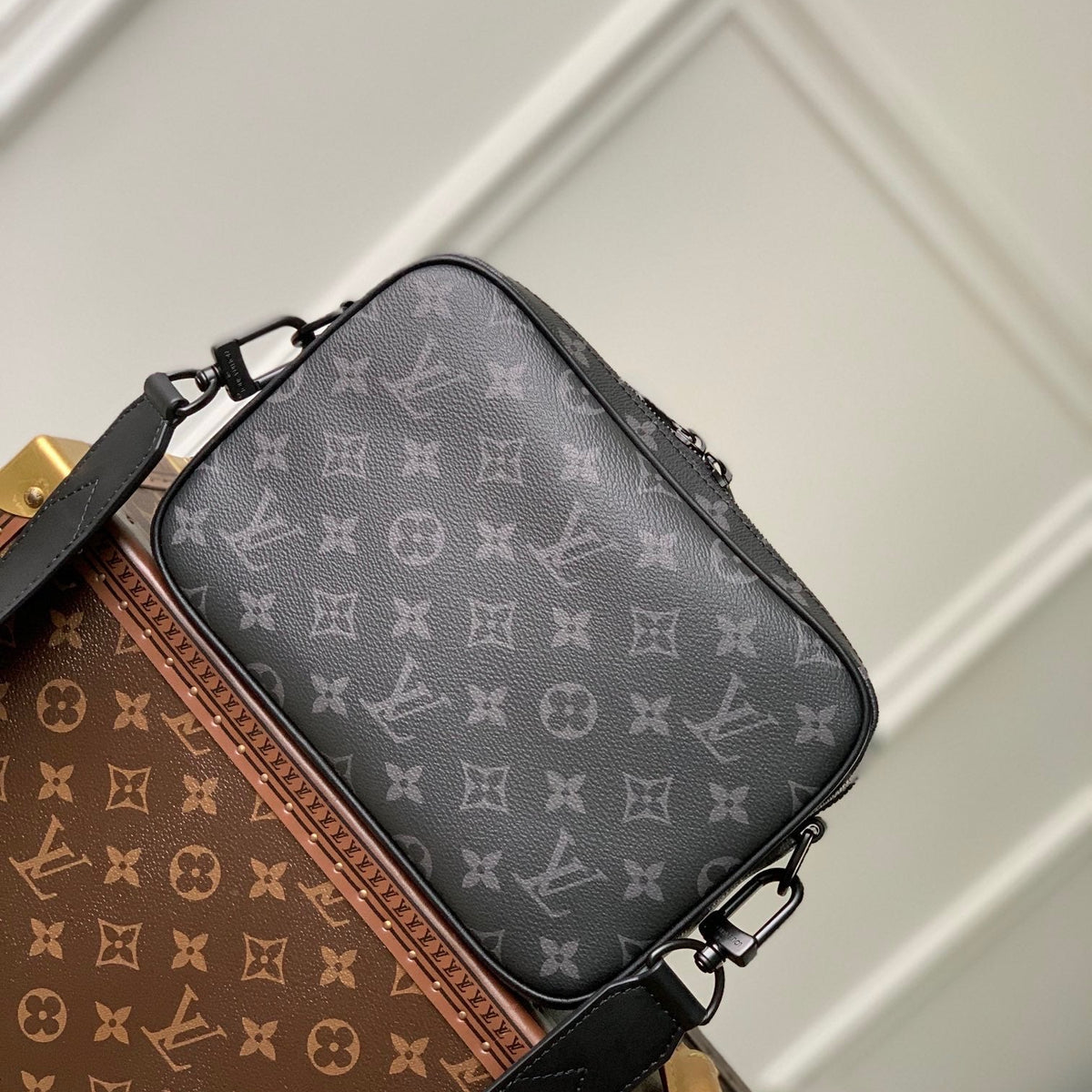 Louis Vuitton Bags- Louis Vuitton Lou Steamer Messenger Bag Premium Designer Shoulder Bag