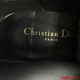 Dior Chocolate Brown Classic Ballet Flats - Front View