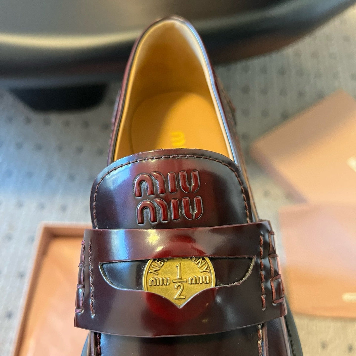 Shoes- Miu M Loafers Premium Designer Casual Shoes