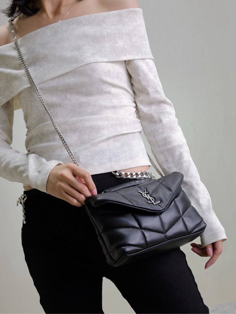 Saint Laurent Bags- Saint Laurent Toy Loulou Puffer Bag Premium Designer Shoulder Bag
