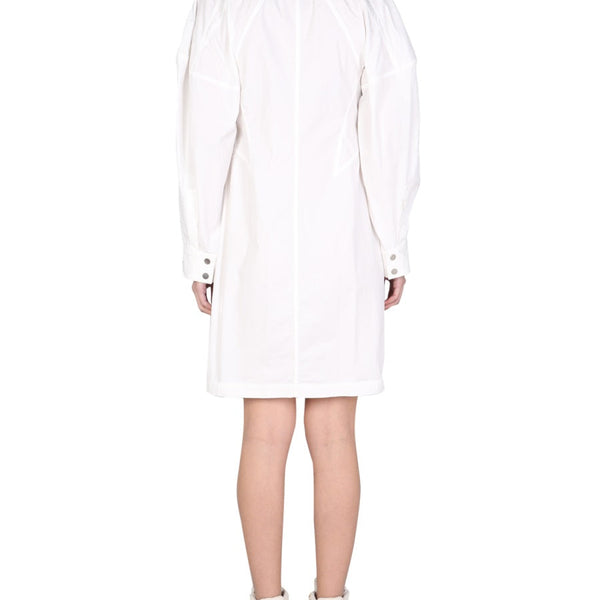 Bottega Veneta Dresses? Bottega Veneta Women High Neck Dress Elegant Designer Evening Dress