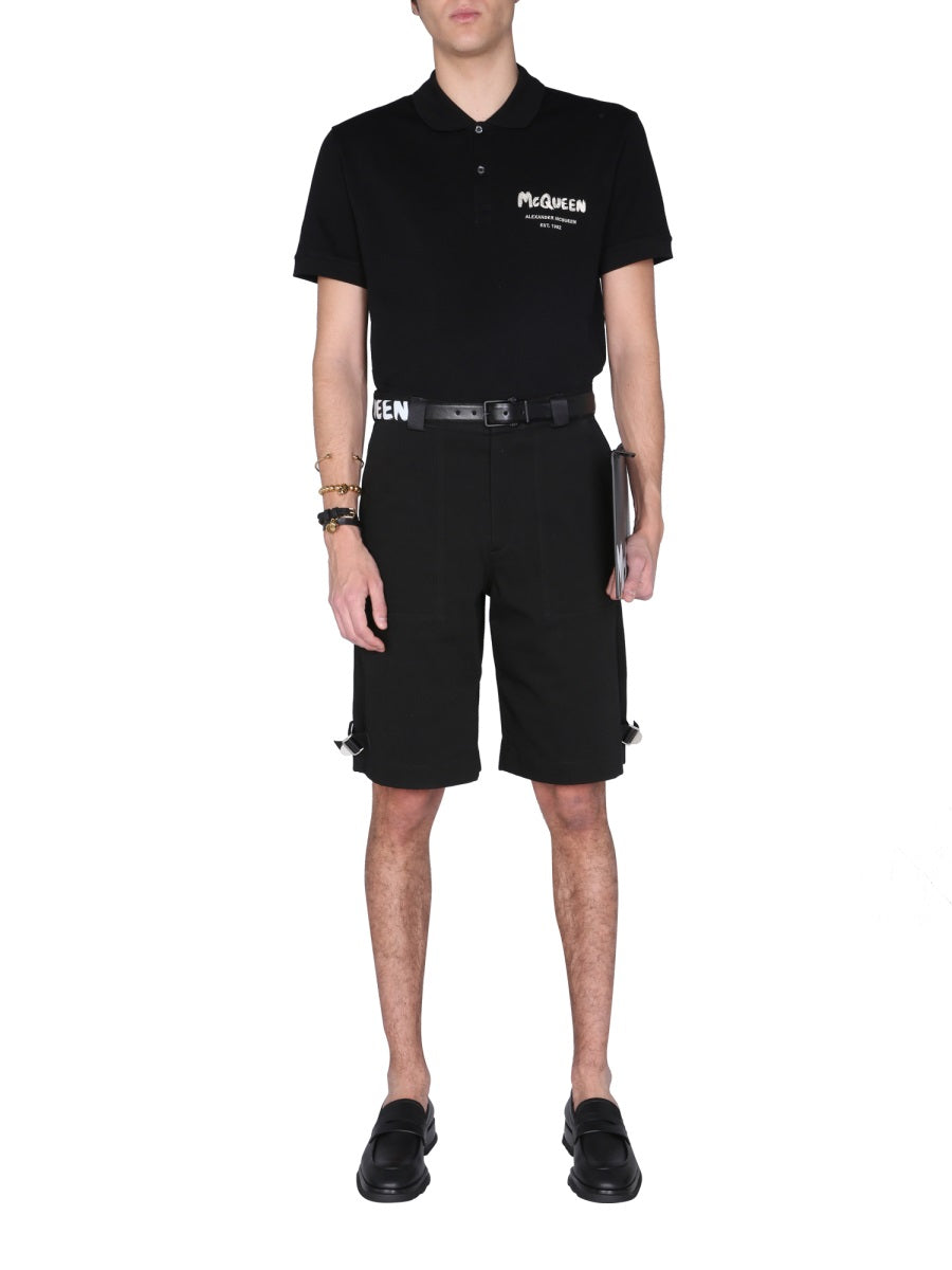Alexander McQueen premium pants detail and craftsmanship close-up