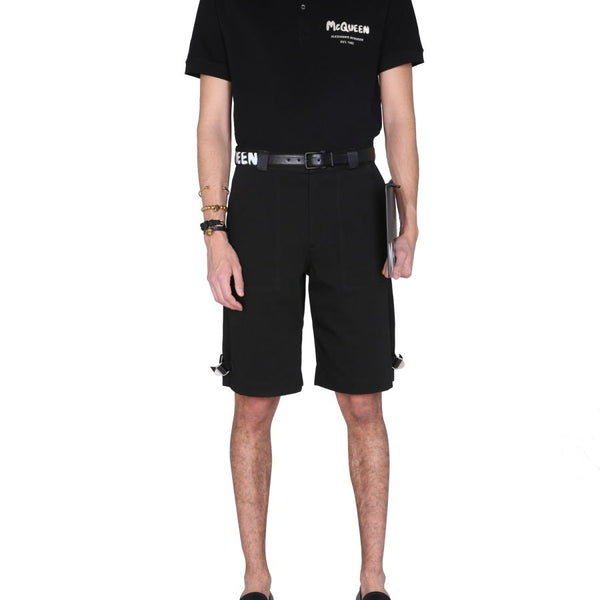 Alexander McQueen Accessories? Alexander Mcqueen Men Regular Fit Bermuda Luxury Designer Fashion Accessory
