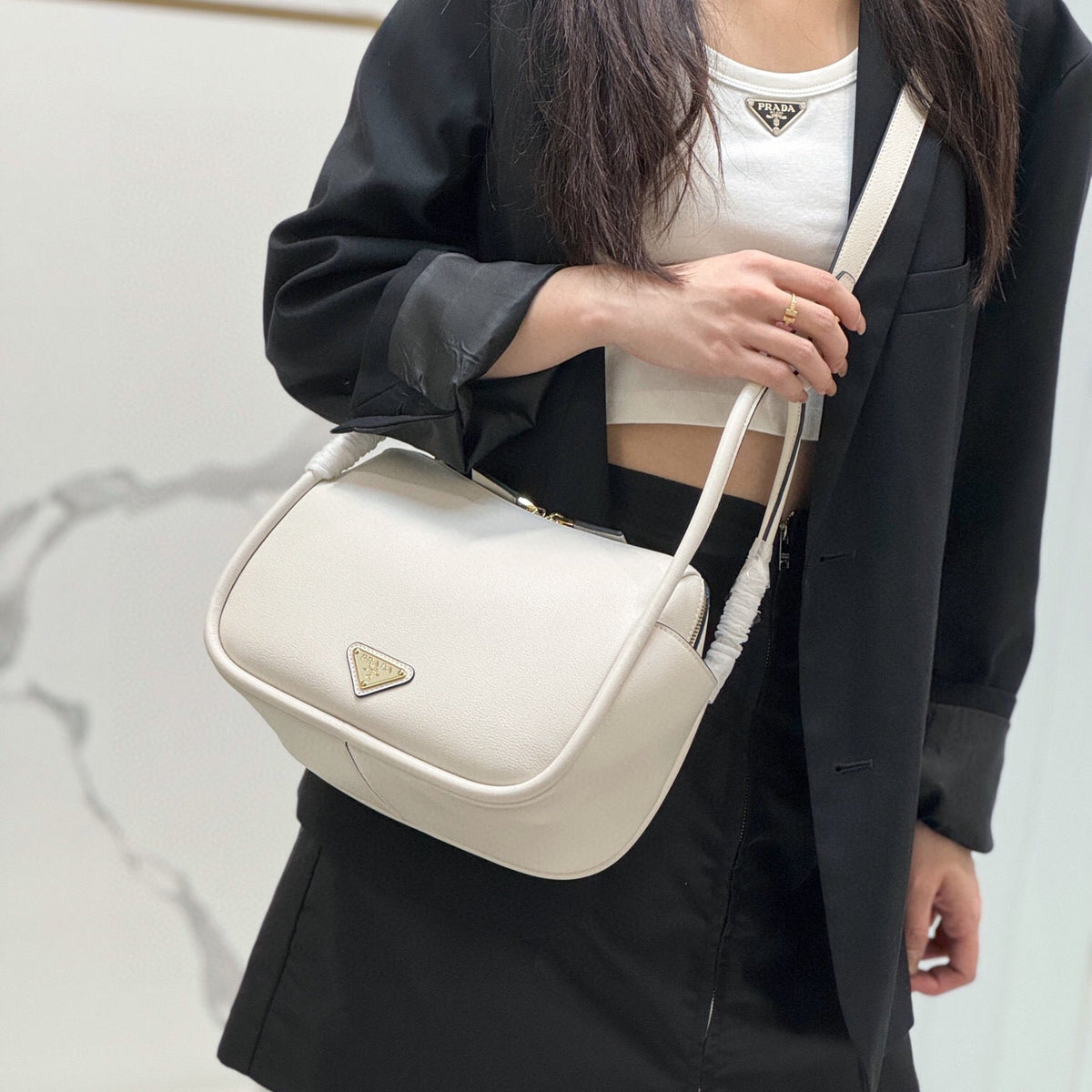Bags- Pd Leather Handbag Premium Designer Shoulder Bag