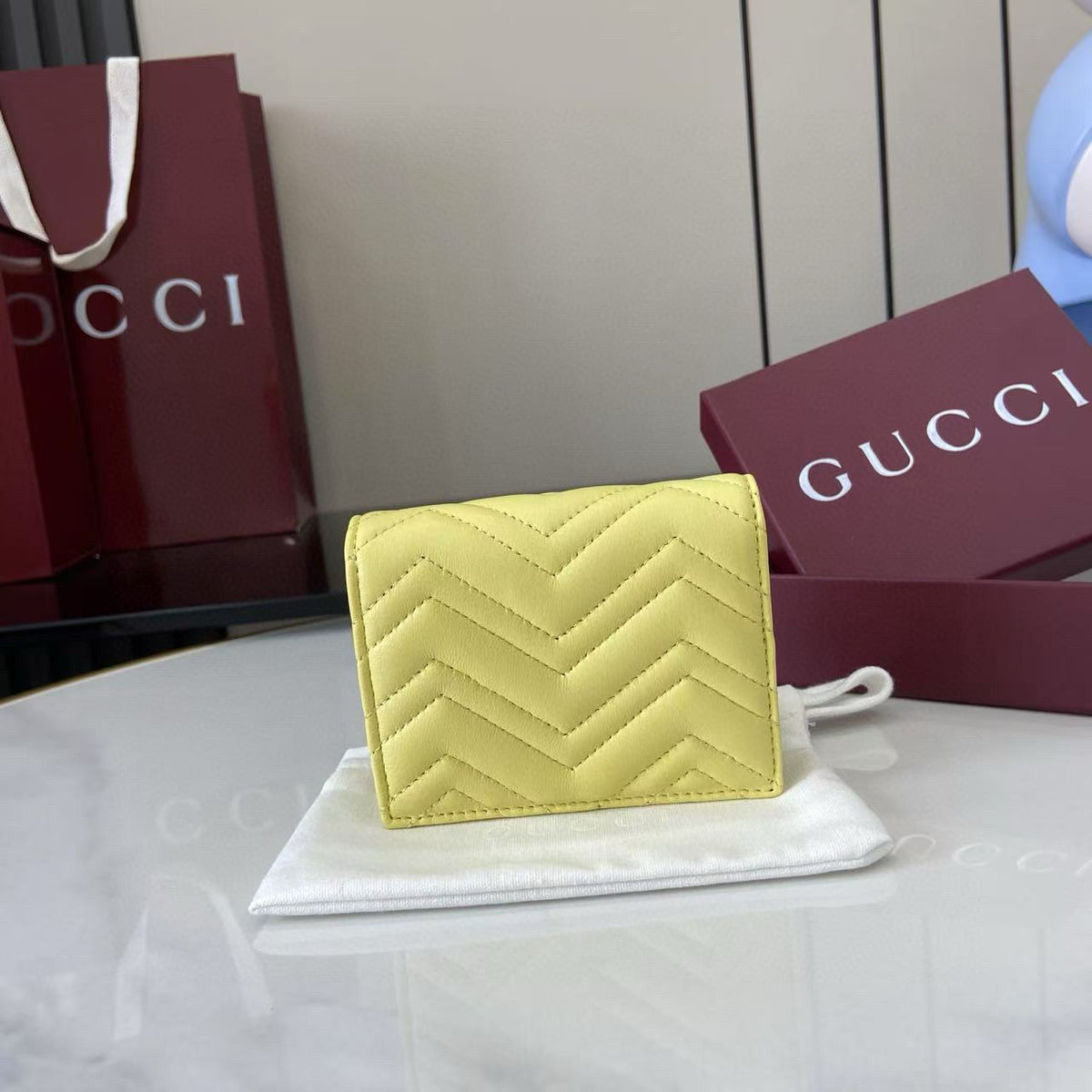 Gucci Wallets- Gucci Marmont Small Wallet Premium Leather Designer Wallet