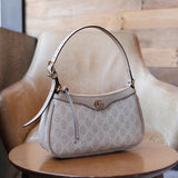 Front view of Gucci premium Fashion Item with iconic logo hardware