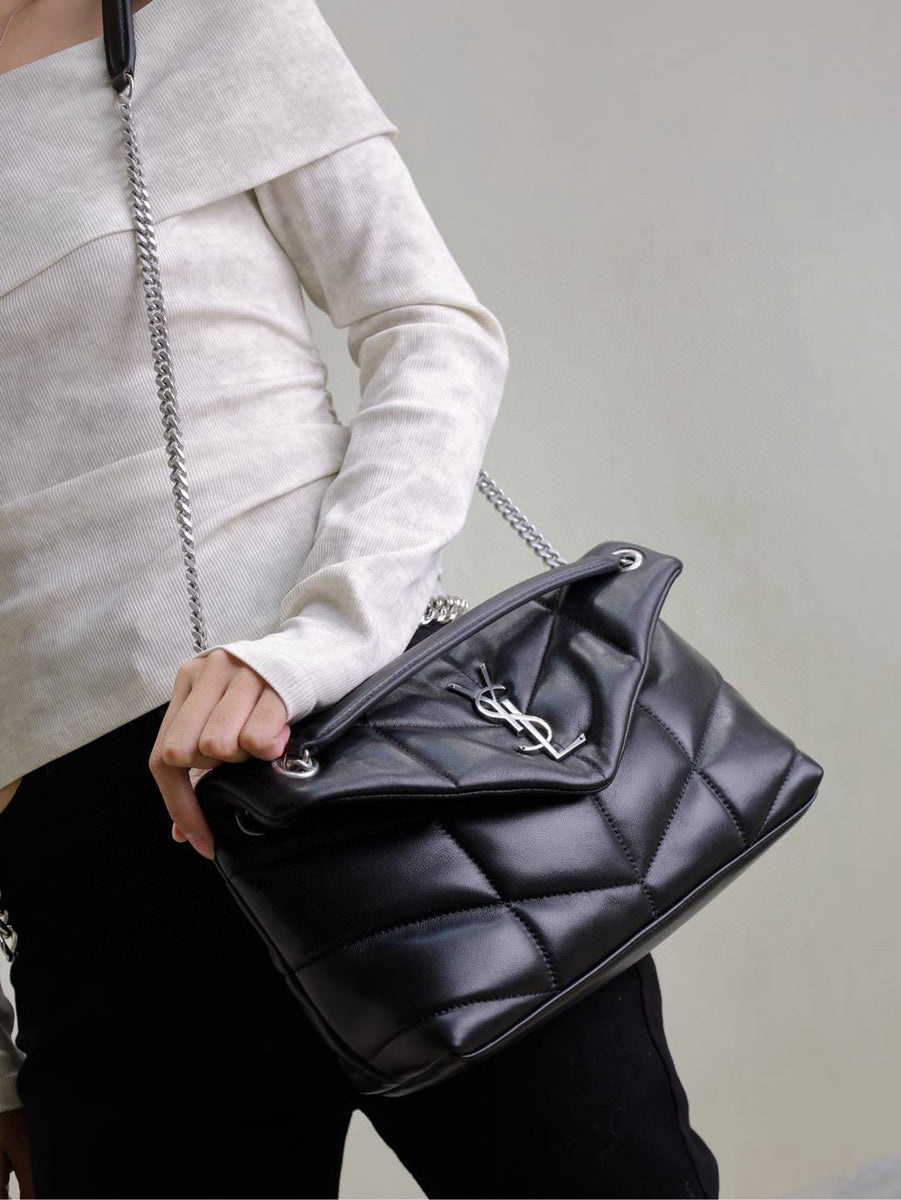 Saint Laurent Bags- Saint Laurent Loulou Puffer Small Bag Premium Designer Shoulder Bag