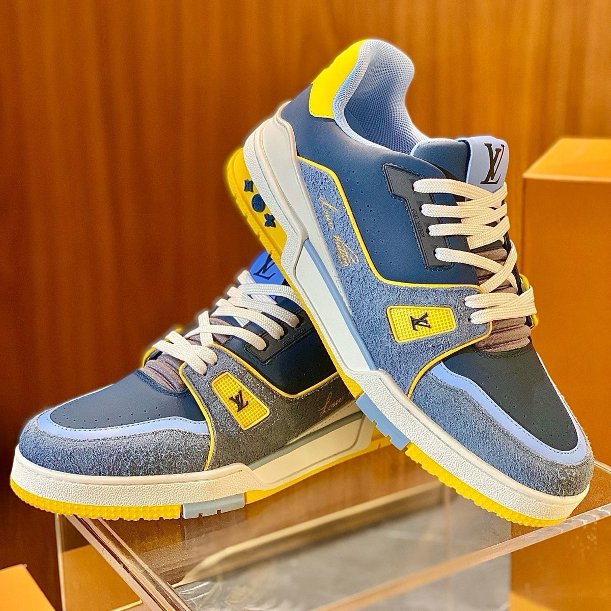 Louis Vuitton Shoes- Louis Vuitton Lou Trainers Luxury Lifestyle Designer Footwear