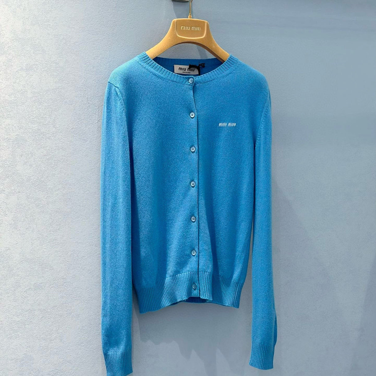 Sweaters- Miu M Cardigan Luxury Designer Knit Sweater