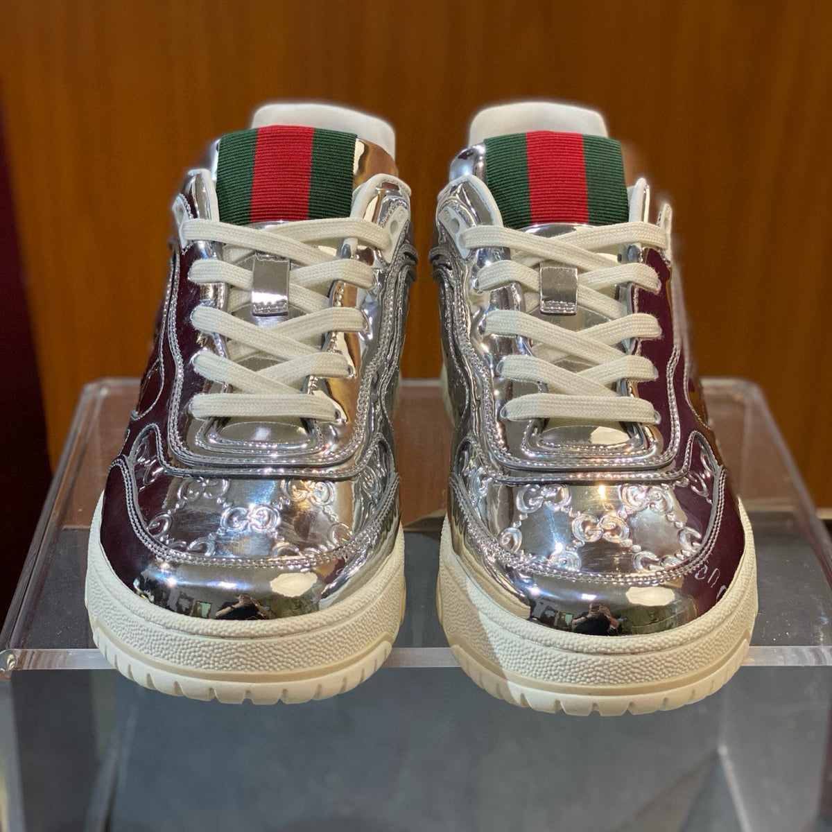 Gucci Shoes- Gucci Re Web Sneakers Premium Designer Casual Shoes
