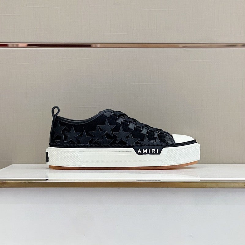 Close-up of Amiri sneakers craftsmanship