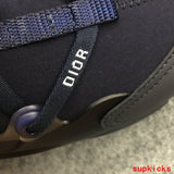 Dior Burgundy Loafer Flats - Side Profile View