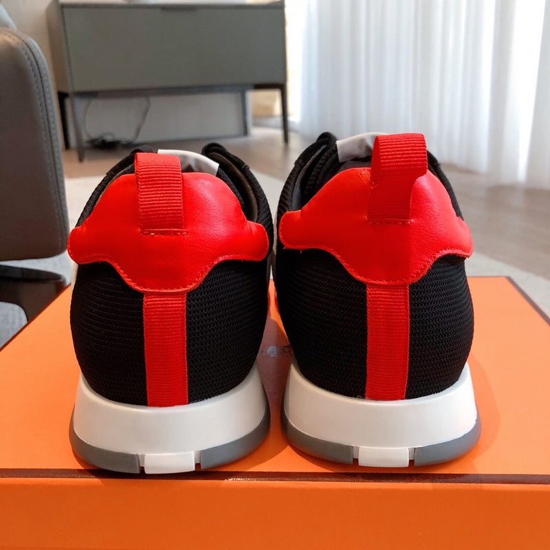 Hermès Black Pointed-Toe Flats - Full Silhouette View