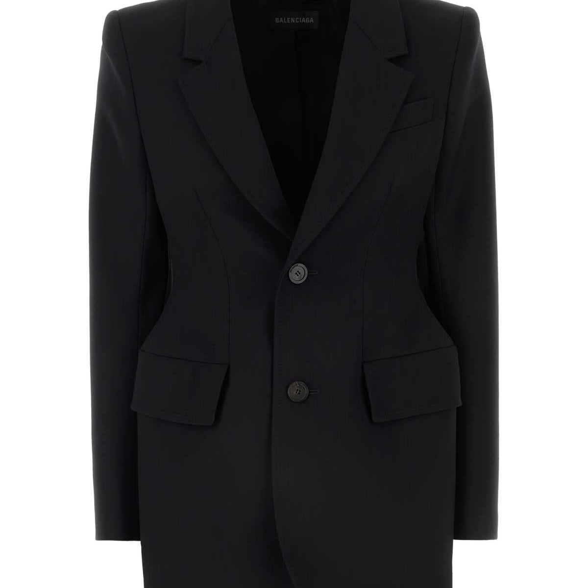 Balenciaga Jackets? BALENCIAGA Hourglass Women's Wool Blazer Luxury Designer Outerwear Jacket