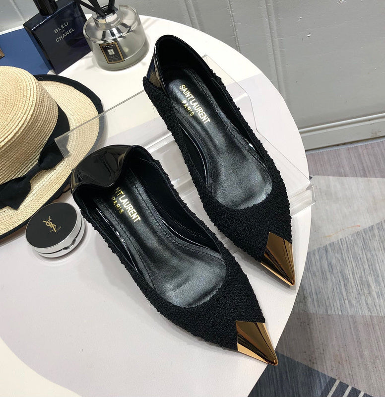Three-quarter angle view of Saint Laurent luxury piece style No.120