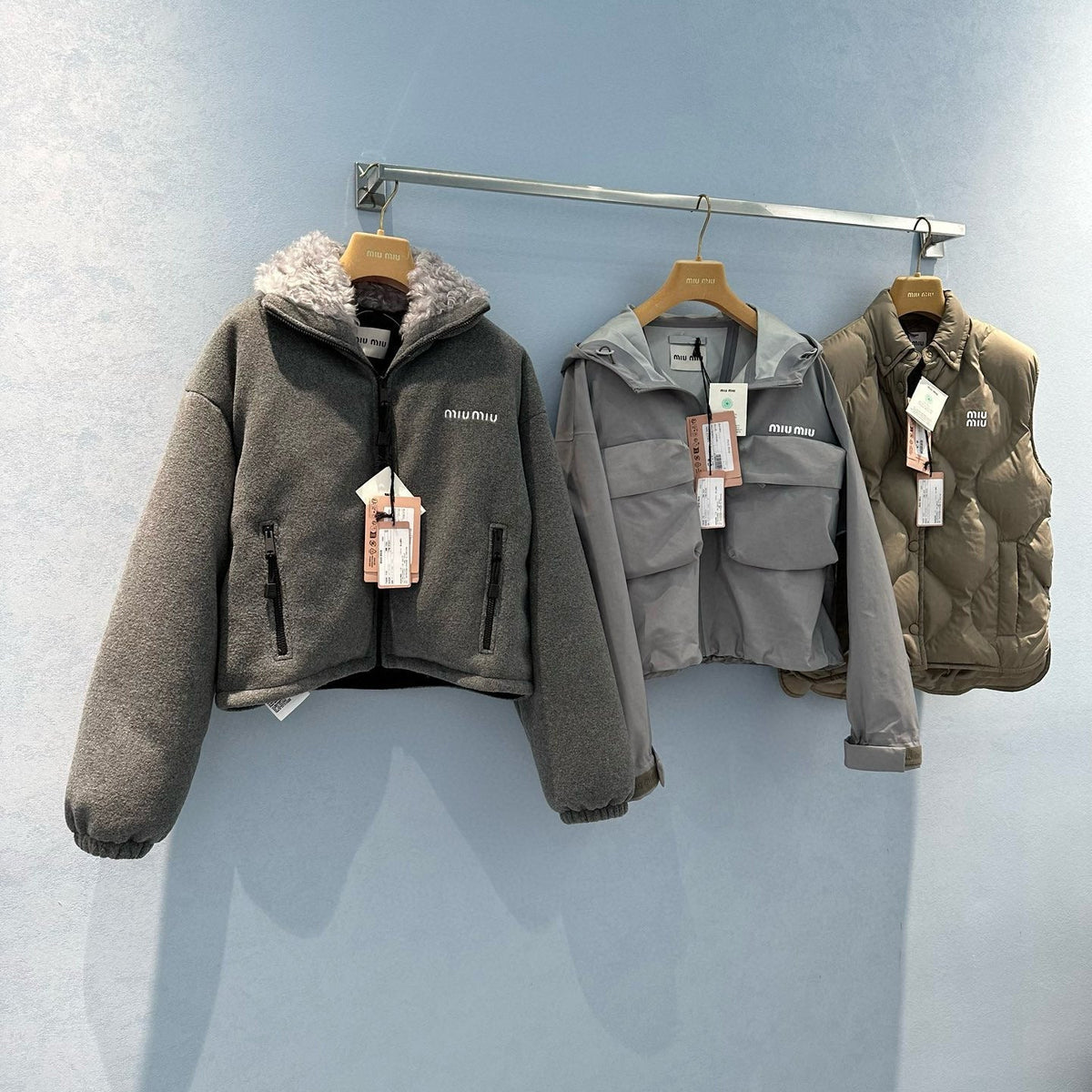 Jackets- Miu M Jacket Luxury Designer Outerwear Jacket
