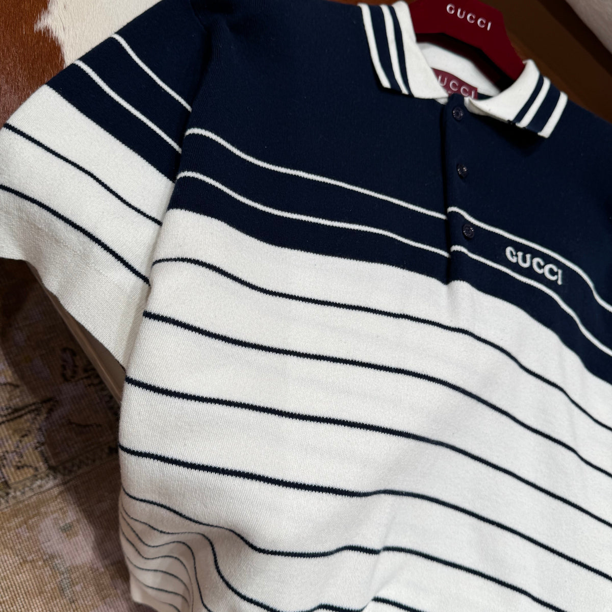 Gucci Polo Shirts- Gucci Polo Shirt Classic Designer Cotton Polo Shirt