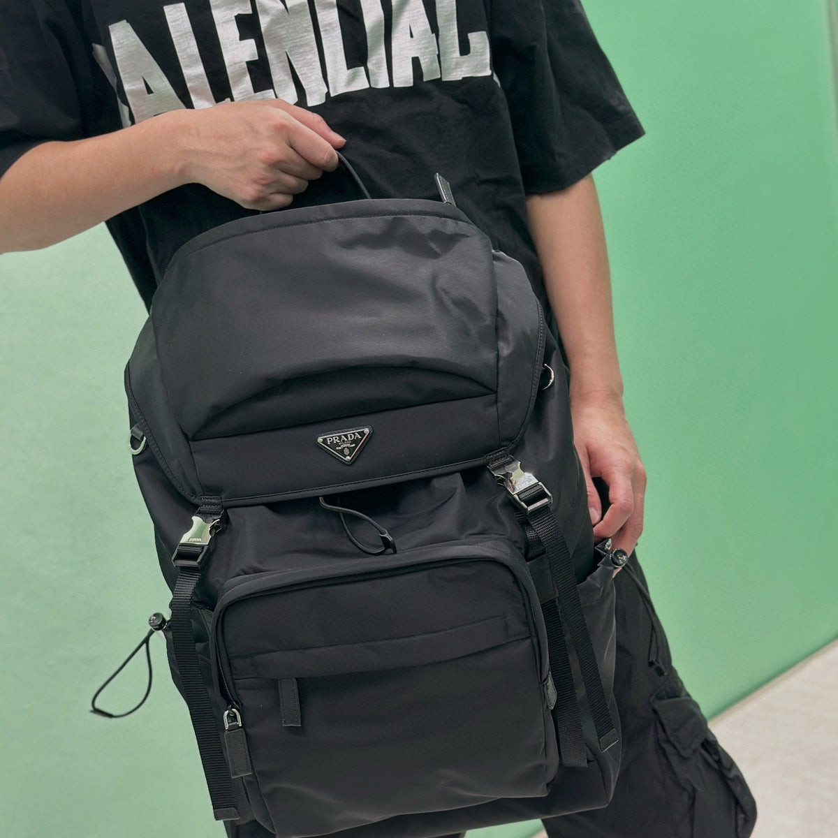 Bags- Pd Re-nylon Backpack Premium Designer Shoulder Bag