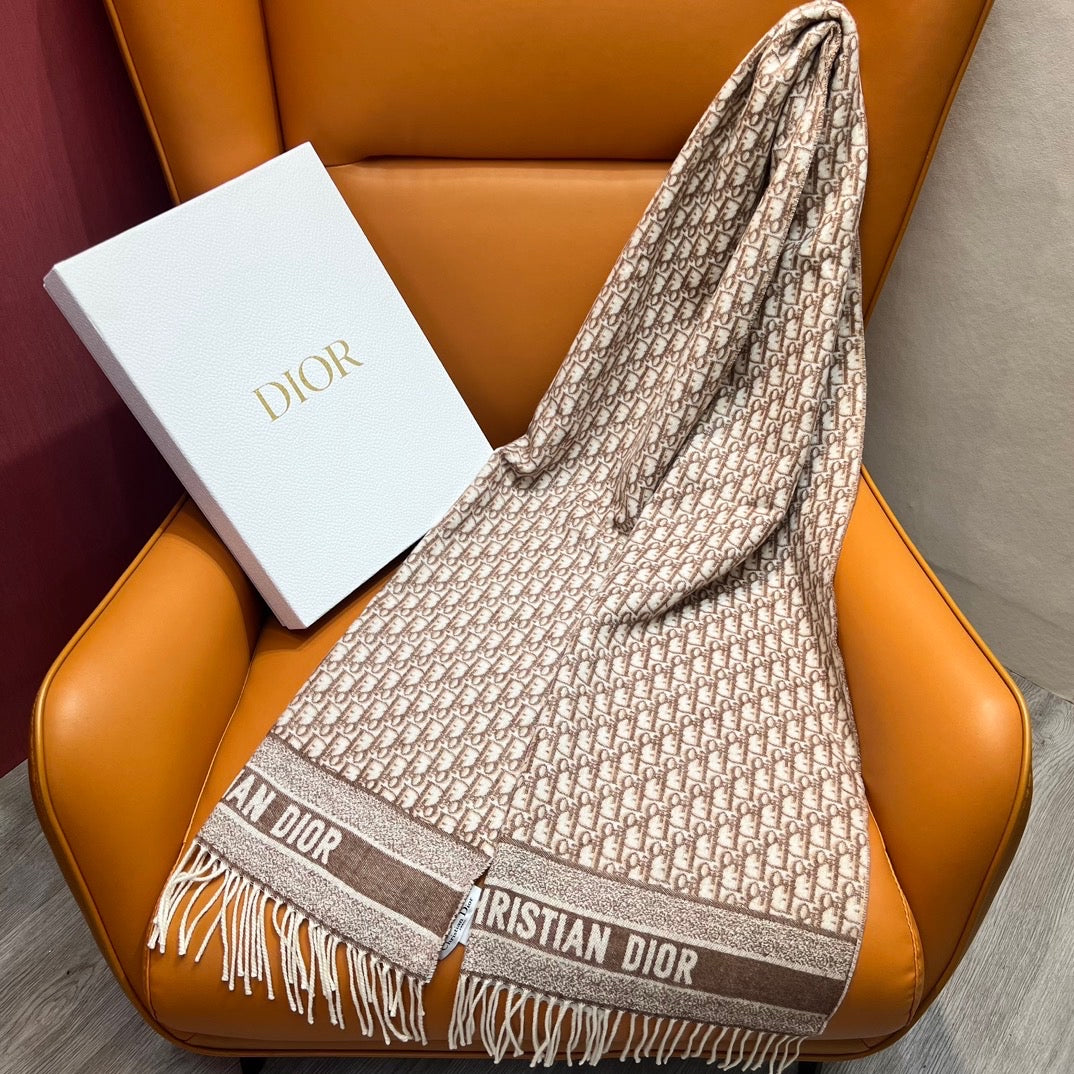 Dior Scarves- Dior Oblique Scarf Luxury Designer Silk Scarf