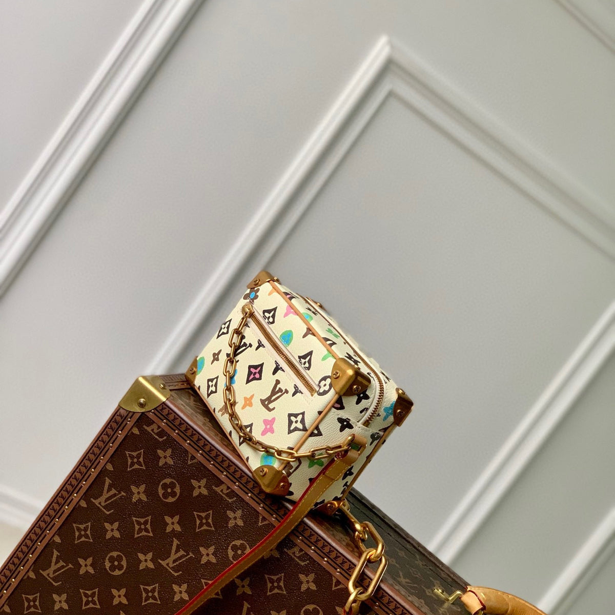 Louis Vuitton Bags- Louis Vuitton Lou Mini Soft Trunk Bag Premium Designer Shoulder Bag