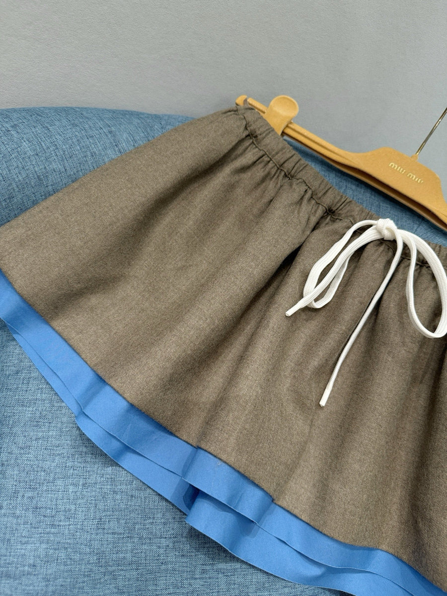 Skirts? Miu M Skirt Elegant Designer Casual Skirt