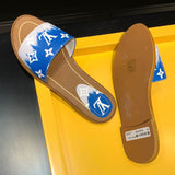 Close-up of Louis Vuitton shoes craftsmanship