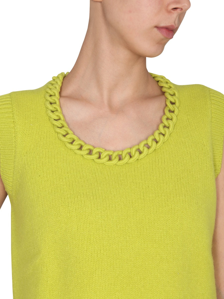 Bottega Veneta vests side profile designer luxury fashion