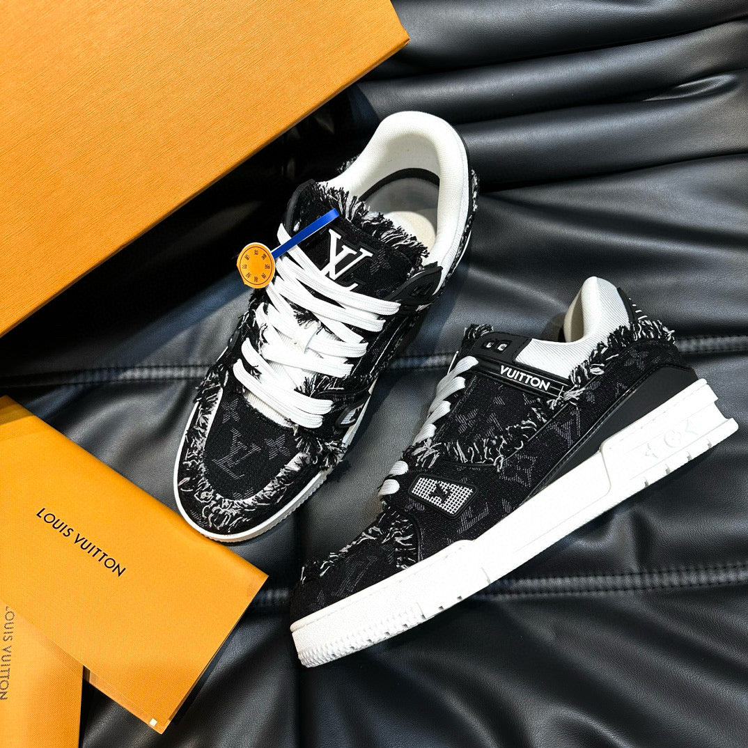 Louis Vuitton Shoes- Louis Vuitton Lou Trainers Premium Designer Casual Shoes