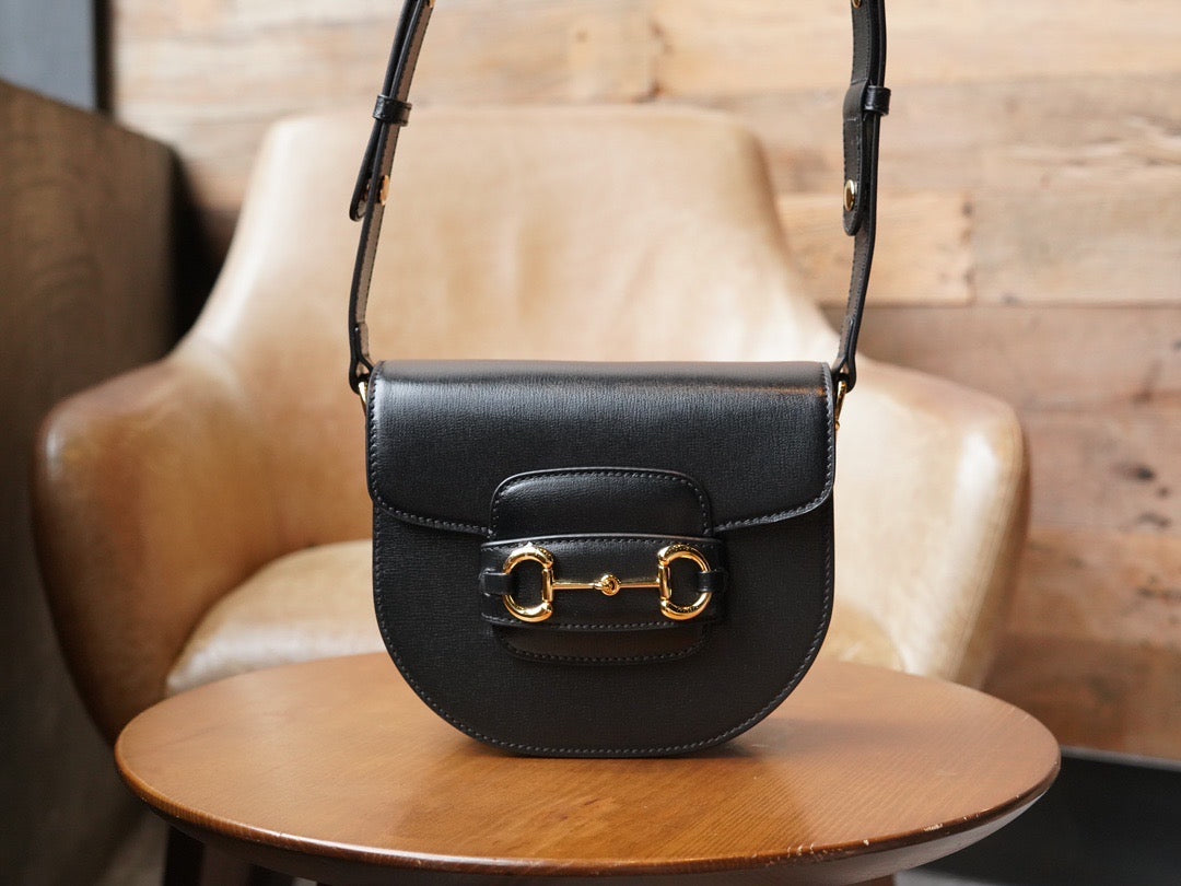 Gucci Bags- Gucci Horsebit 1955 Mini Bag Luxury Designer Leather Handbag