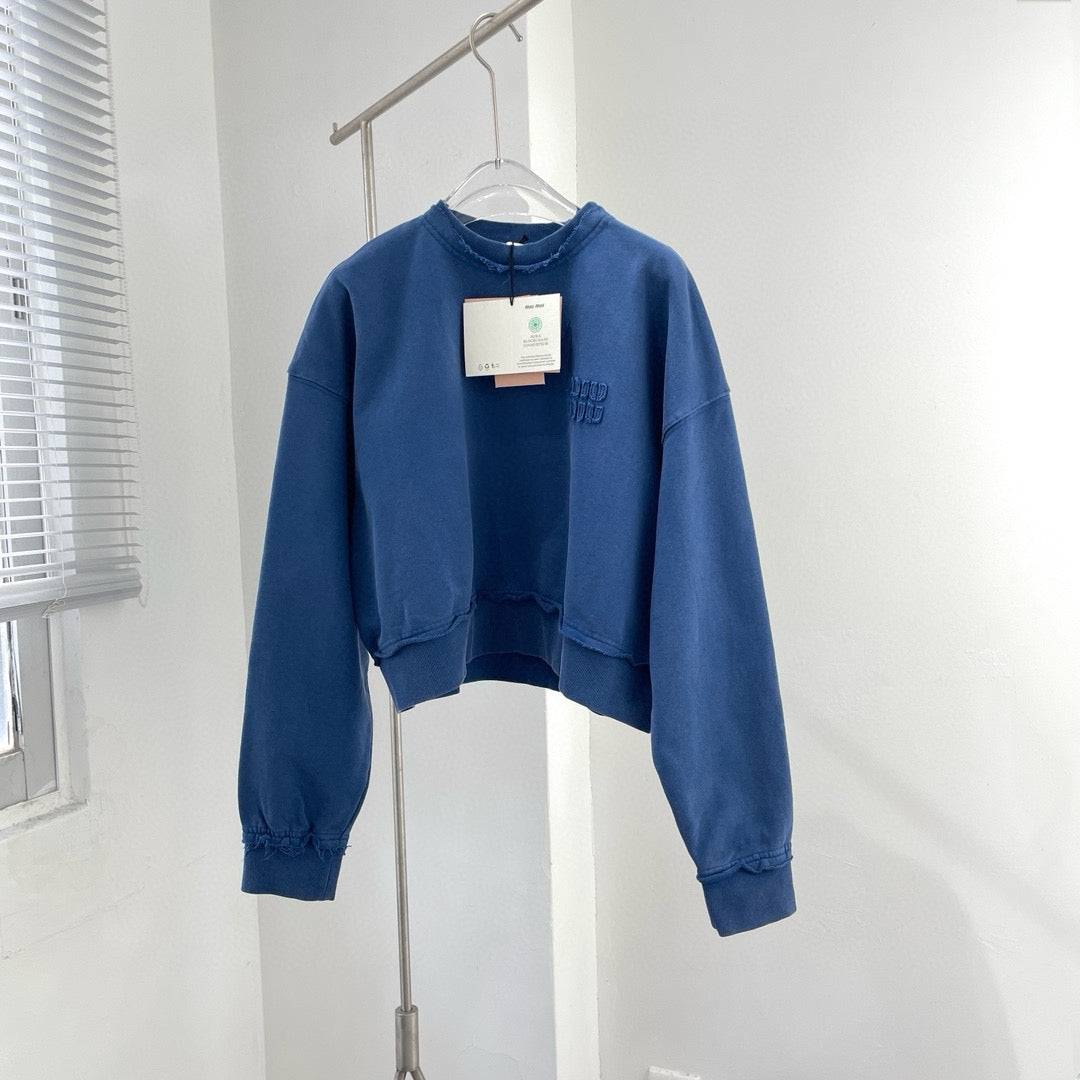 Hoodies- Miu M Sweatshirt Comfortable Luxury Streetwear Hoodie