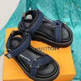 Louis Vuitton shoes Style 378 - close-up of classic monogram styling