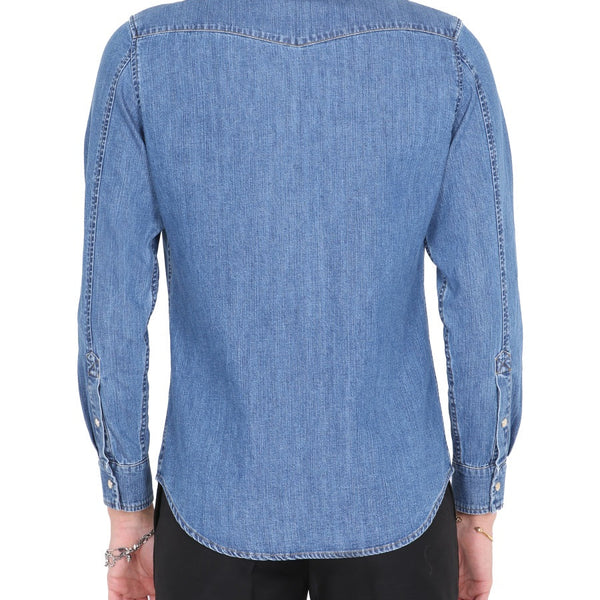 Alexander McQueen Tops? Alexander Mcqueen Men Shirt With Embroidered Logo Premium Designer Casual Top