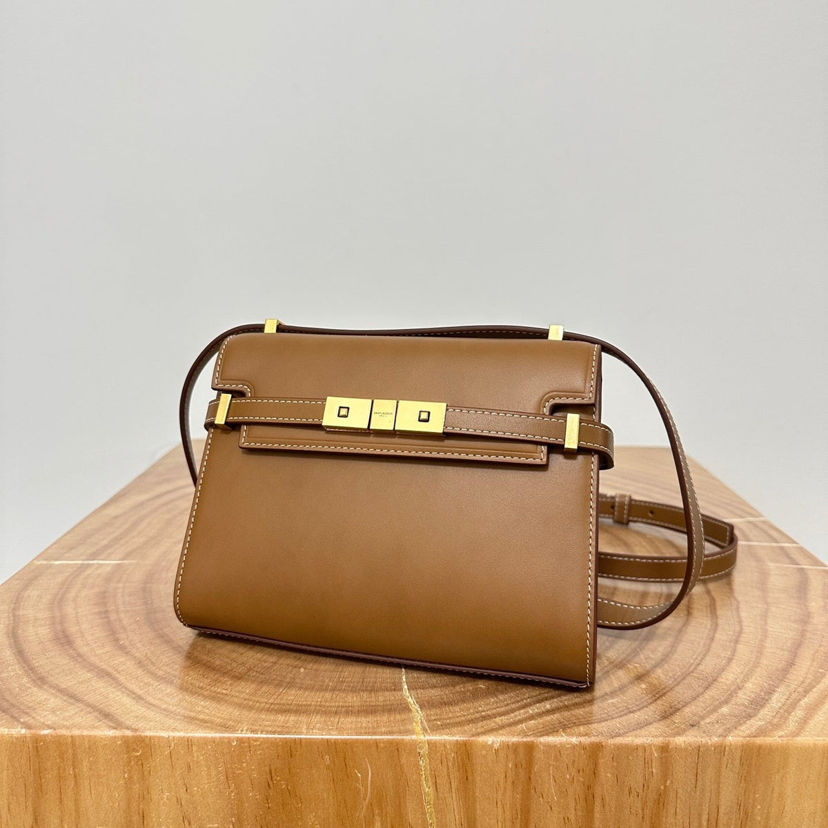 Saint Laurent Bags- Saint Laurent Manhattan Mini Crossbody Bag Luxury Designer Leather Handbag