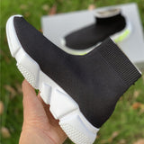Balenciaga Nude Loafer Flats - Toe Detail View
