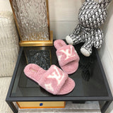 Louis Vuitton Nude Combat Boots - Angled View