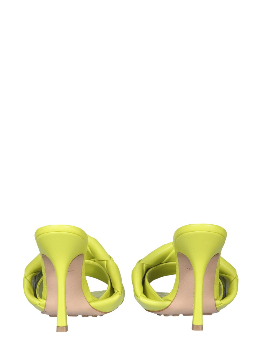 Bottega Veneta premium pumps detail and craftsmanship close-up
