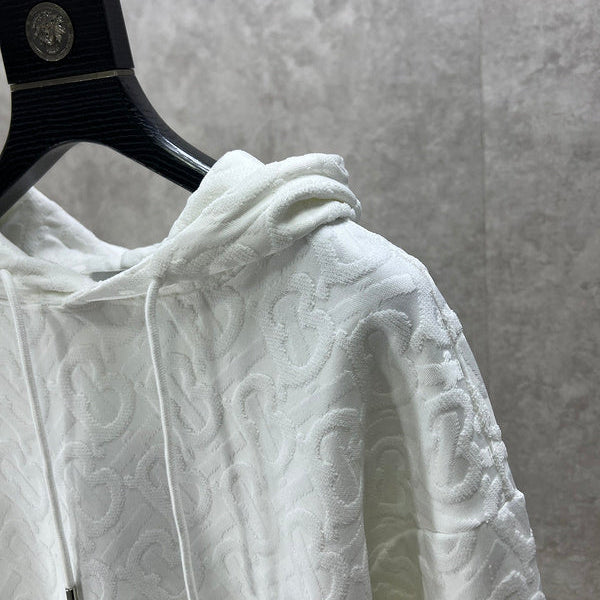 Close-up of Burberry designer clothing craftsmanship
