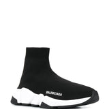Close-up of Balenciaga sneakers hardware and fine stitching