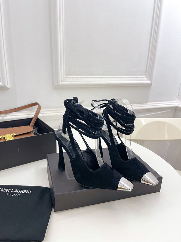 Saint Laurent shoes front view designer style