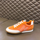 Hermes shoes Style 136 - front view, iconic logo design