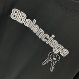 Balenciaga luxury t-shirt detail shot