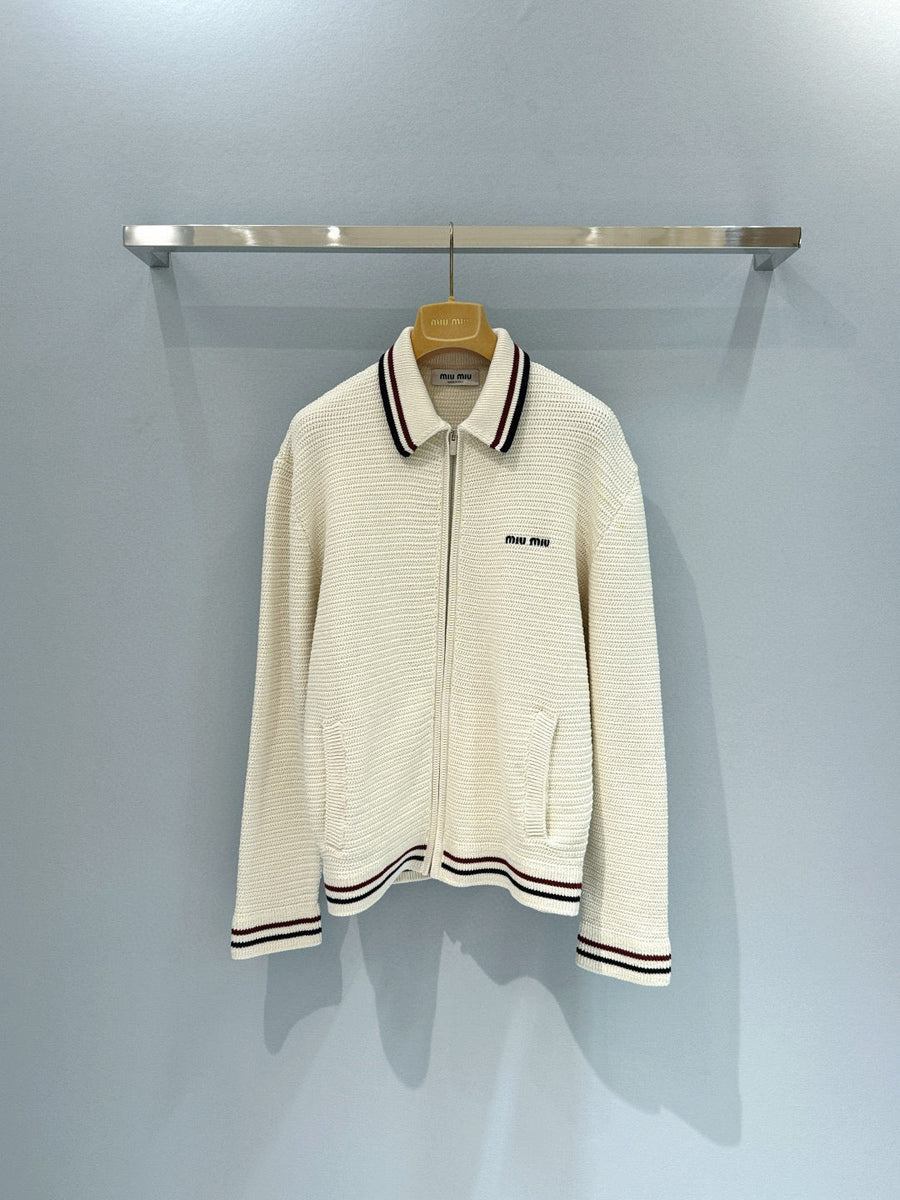 Sweaters- Miu M Cardigan Premium Casual Designer Knitwear